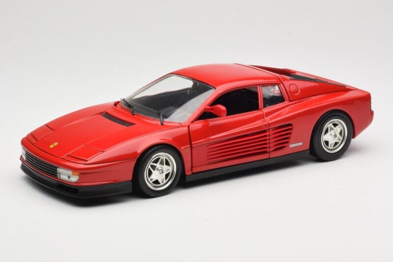 Ferrari Testarossa Sarkans Hot Wheels 1:18 23918 Metāls
