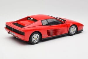 Ferrari Testarossa Sarkans Kyosho 1:18 08422R Metāls — attēls 3 no 8