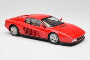 Ferrari Testarossa Sarkans Kyosho 1:18 08422R Metāls — attēls 6 no 8