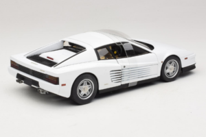 Ferrari Testarossa Balts Miami Vice Hot Wheels 1:18 P9904 Metāls — attēls 2 no 6