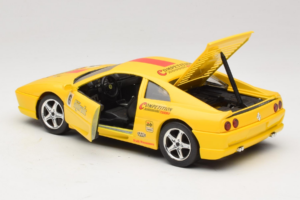 Ferrari F355 Berlinetta Racing Dzeltens Solido 1:18 9009-Y1 Metāls — attēls 5 no 8