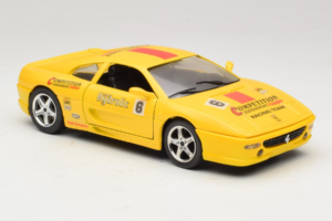 Ferrari F355 Berlinetta Racing Dzeltens Solido 1:18 9009-Y1 Metāls — attēls 6 no 8