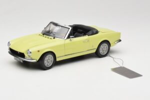 Fiat 124 Spider BS1 Dzeltens Sun Star 1:18 4921 Metāls
