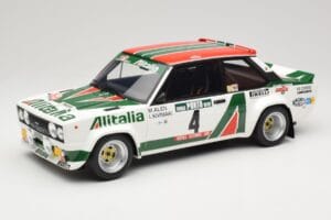 Fiat 131 Abarth #5 M. Alen / I. Kivimaki Rally Portugal 1978 Otto 1:12 G093 Sveķi