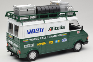 Fiat 242 Alitalia Rally Team Assistance With Trailer 1978 IXO 1:18 18CMC027WX Metāls — attēls 3 no 7