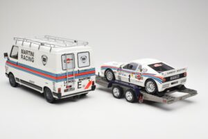 Fiat 242 & Lancia 037 Group B #1 W. Rohrl / C. Geistdorfer Rally Monte Carlo 1983 Otto 1:18 OT360 Sveķi — attēls 2 no 7