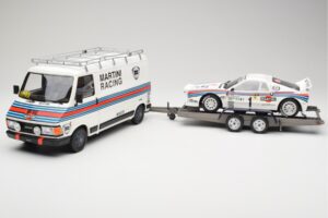 Fiat 242 & Lancia 037 Group B #1 W. Rohrl / C. Geistdorfer Rally Monte Carlo 1983 Otto 1:18 OT360 Sveķi — attēls 7 no 7