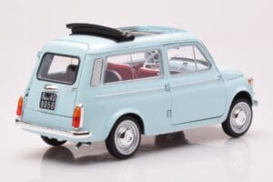 Fiat 500 Giardiniera Acquamarina Zils Norev 1:18 187742 Metāls — attēls 3 no 7