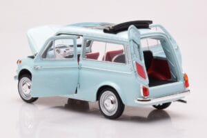 Fiat 500 Giardiniera Acquamarina Zils Norev 1:18 187742 Metāls — attēls 5 no 7