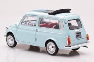 Fiat 500 Giardiniera Acquamarina Zils Norev 1:18 187742 Metāls — attēls 7 no 7