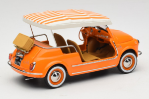 Fiat 500 Jolly Oranžs Norev 1:18 187791 Metāls — attēls 2 no 6