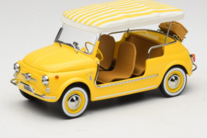 Fiat 500 Jolly Dzeltens Norev 1:18 187790 Metāls