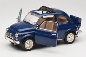Fiat 500 L Zils Bburago 1:18 3327 Metāls — attēls 2 no 8