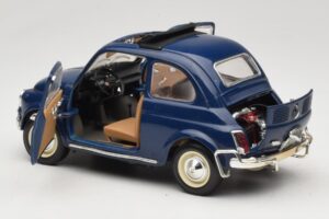 Fiat 500 L Zils Bburago 1:18 3327 Metāls — attēls 5 no 8