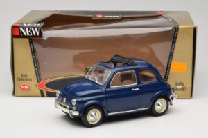 Fiat 500 L Zils Bburago 1:18 3327 Metāls — attēls 8 no 8