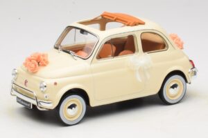 Fiat 500 L Ziloņkauls Wedding Gift Norev 1:18 187780 Metāls