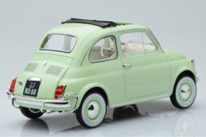 Fiat 500 L Gaiši Zaļš Norev 1:18 187773 Metāls — attēls 2 no 6