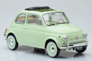 Fiat 500 L Gaiši Zaļš Norev 1:18 187773 Metāls — attēls 4 no 6