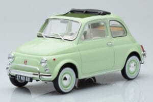 Fiat 500 L Gaiši Zaļš Norev 1:18 187773 Metāls