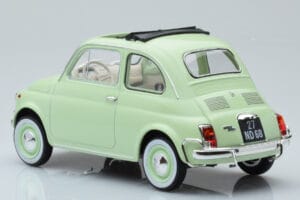 Fiat 500 L Gaiši Zaļš Norev 1:18 187773 Metāls — attēls 5 no 6