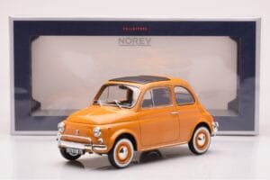Fiat 500 L Pasitano Dzeltens Norev 1:18 187775 Metāls — attēls 6 no 6