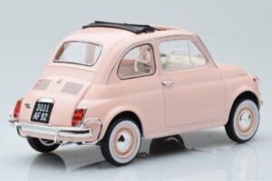 Fiat 500 L Rozā Special Birth Pack Norev 1:18 187774 Metāls — attēls 2 no 6