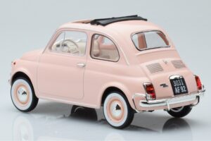 Fiat 500 L Rozā Special Birth Pack Norev 1:18 187774 Metāls — attēls 5 no 6