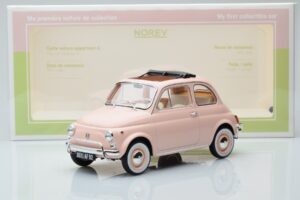 Fiat 500 L Rozā Special Birth Pack Norev 1:18 187774 Metāls — attēls 6 no 6
