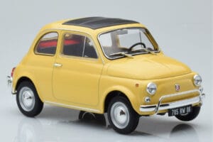 Fiat 500 L Tahiti Dzeltens Norev 1:18 187772 Metāls — attēls 4 no 6