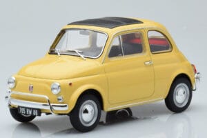 Fiat 500 L Tahiti Dzeltens Norev 1:18 187772 Metāls