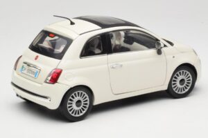 Fiat 500 Balts Mondo Motors 1:18 500291 Metāls — attēls 3 no 8