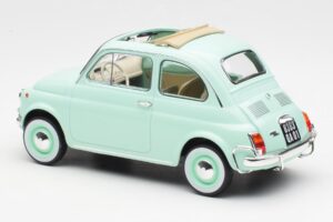 Fiat 500L Pasteļ Zils Norev 1:18 187777 Metāls — attēls 5 no 6