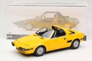 Fiat X1/9 Dzeltens Minichamps 1:18 100121664 Metāls — attēls 8 no 8