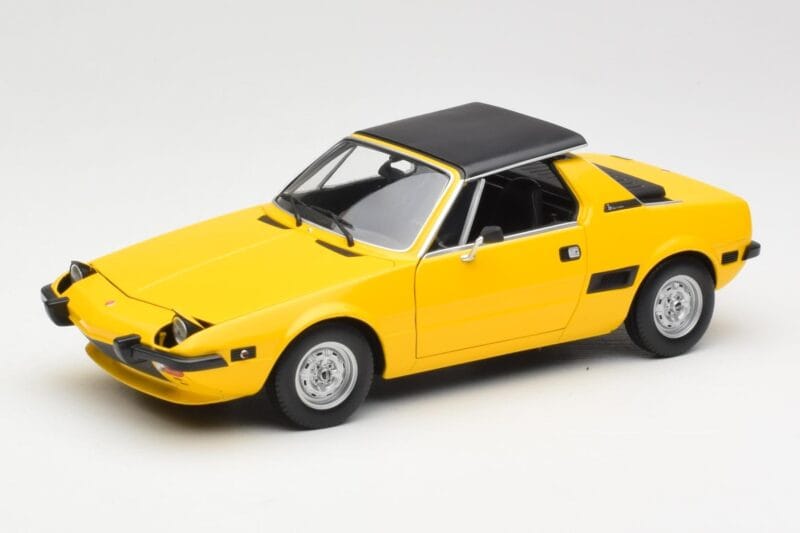 Fiat X1/9 Dzeltens Minichamps 1:18 100121664 Metāls