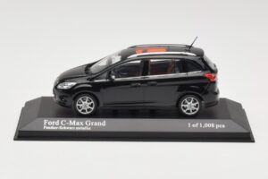 Ford C-Max Grand Melns Metallic Minichamps 1:43 400089100 Metāls