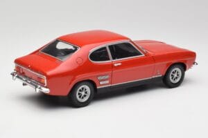 Ford Capri Mk1 1700 GT Sarkans Minichamps 1:18 180089001 Metāls — attēls 3 no 8