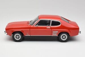 Ford Capri Mk1 1700 GT Sarkans Minichamps 1:18 180089001 Metāls — attēls 4 no 8