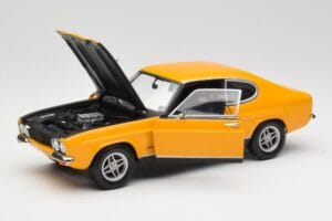 Ford Capri 2600 RS Signal Dzeltens Ar Melnu Minichamps 1:18 180089070 Metāls — attēls 2 no 8