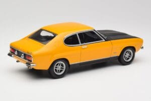 Ford Capri 2600 RS Signal Dzeltens Ar Melnu Minichamps 1:18 180089070 Metāls — attēls 3 no 8