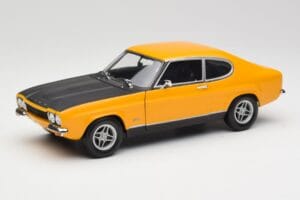 Ford Capri 2600 RS Signal Dzeltens Ar Melnu Minichamps 1:18 180089070 Metāls