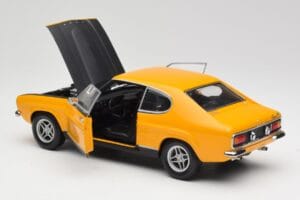 Ford Capri 2600 RS Signal Dzeltens Ar Melnu Minichamps 1:18 180089070 Metāls — attēls 5 no 8