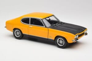 Ford Capri 2600 RS Signal Dzeltens Ar Melnu Minichamps 1:18 180089070 Metāls — attēls 6 no 8