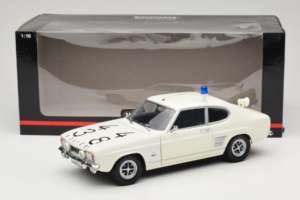 Ford Capri Autobahnpolizei Dusseldorf Minichamps 1:18 150089090 Metāls — attēls 8 no 8