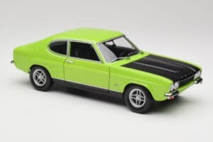 Ford Capri Mk1 RS 2600 Zaļš & Melns Minichamps 1:18 150089075 Metāls — attēls 6 no 8