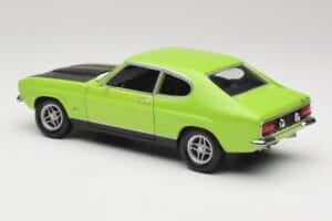 Ford Capri Mk1 RS 2600 Zaļš & Melns Minichamps 1:18 150089075 Metāls — attēls 7 no 8