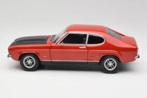 Ford Capri Mk1 RS 2600 Sarkans & Melns Minichamps 1:18 150089076 Metāls — attēls 4 no 8