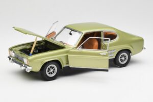 Ford Capri Mk1 Gaiši Zaļš Metallic Minichamps 1:18 18008900 Metāls — attēls 2 no 8