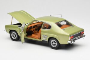Ford Capri Mk1 Gaiši Zaļš Metallic Minichamps 1:18 18008900 Metāls — attēls 5 no 8