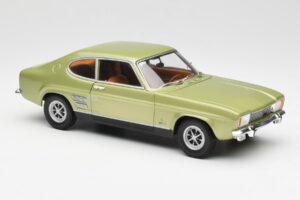 Ford Capri Mk1 Gaiši Zaļš Metallic Minichamps 1:18 18008900 Metāls — attēls 6 no 8