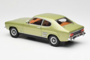 Ford Capri Mk1 Gaiši Zaļš Metallic Minichamps 1:18 18008900 Metāls — attēls 7 no 8